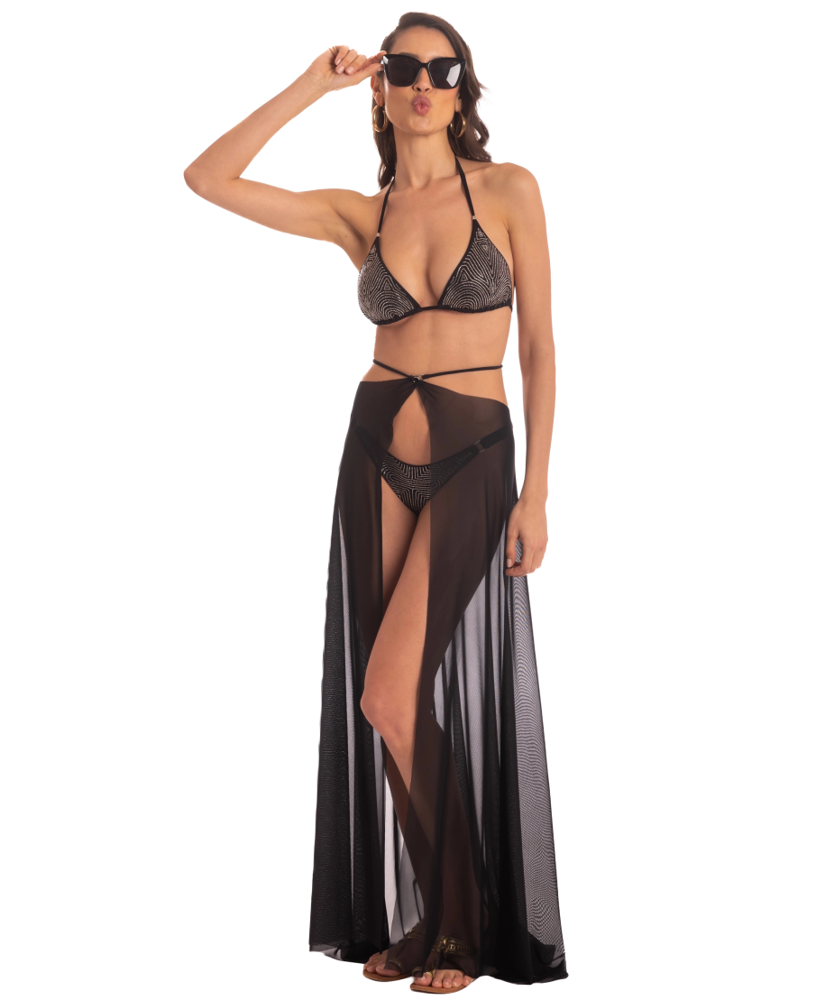 TRIANGLE BIKINI W/RHINESTONES