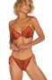 Balconette Bikini With Underwire Leaf In Recycled Lycra Pin-Up Stars - 5