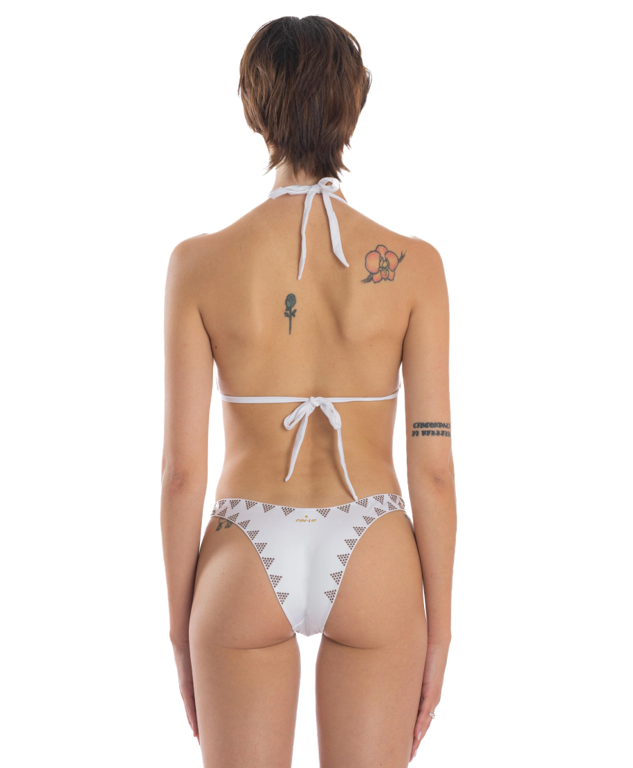 Bikini Triangolo Microborchie Tinta Unita