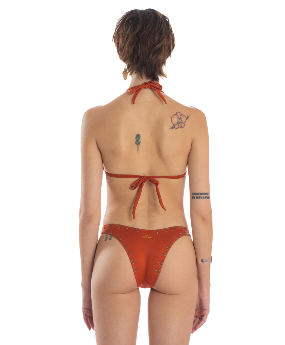 Bikini Triangolo Microborchie Tinta Unita