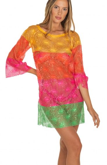 Tunichetta Riga Crochet Paillettes Tunichetta Riga Crochet Paillettes Pin-Up Stars - 1