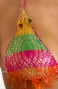 Triangle Bikini Padded Brazilian Macramé Striped Briefs Pin-Up Stars - 4