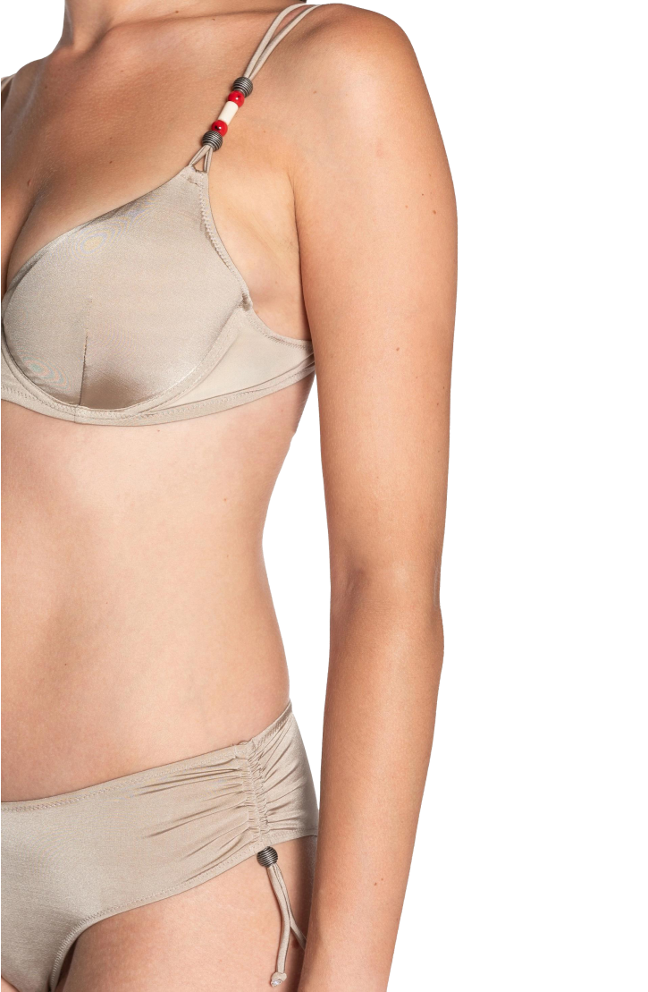 Balconette Bikini Underwire Solid Color