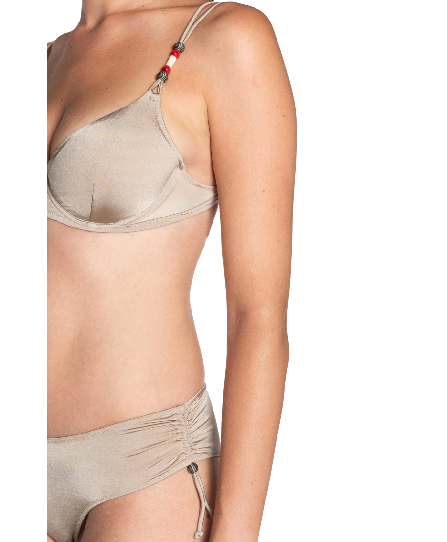 Balconette Bikini Underwire Solid Color