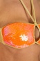 Bikini Fascia Goccia Centroseno Slip Fiocchi Bicolor Paillettes Pin-Up Stars - 4