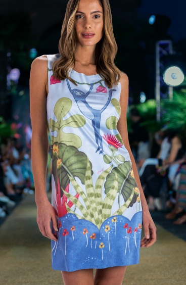 Alcantara Tunic With Belt Jungla Attitude Alcantara Tunic With Belt Jungla Attitude Pin-Up Stars - 1