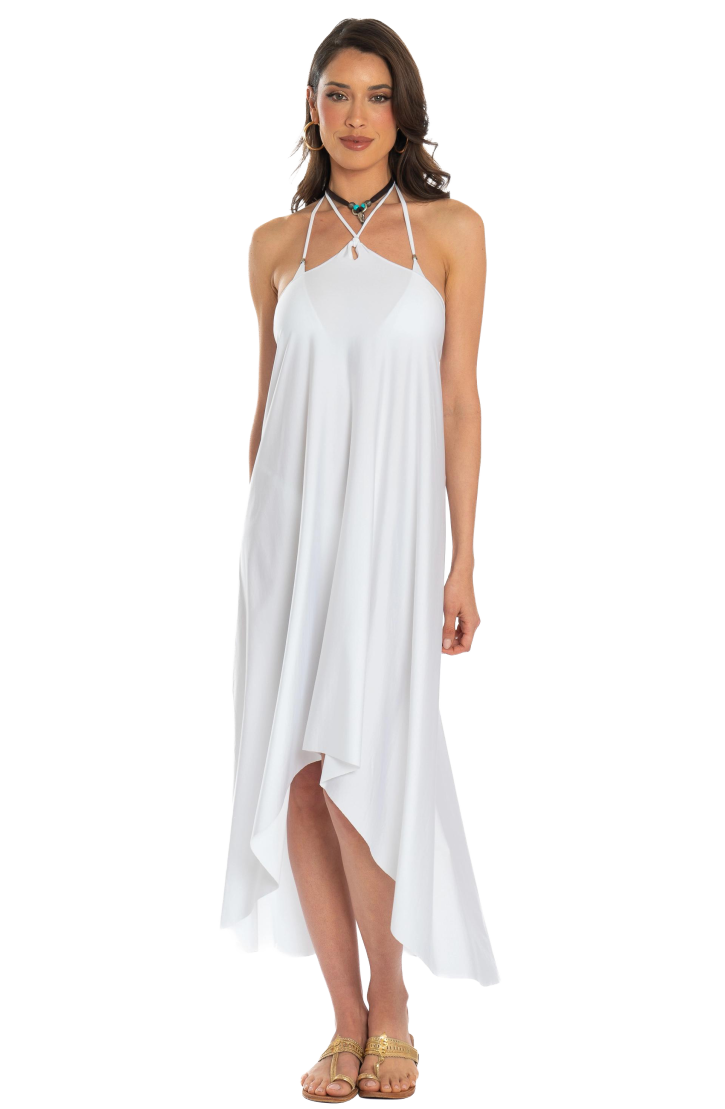 Solid Color Pareo Dress
