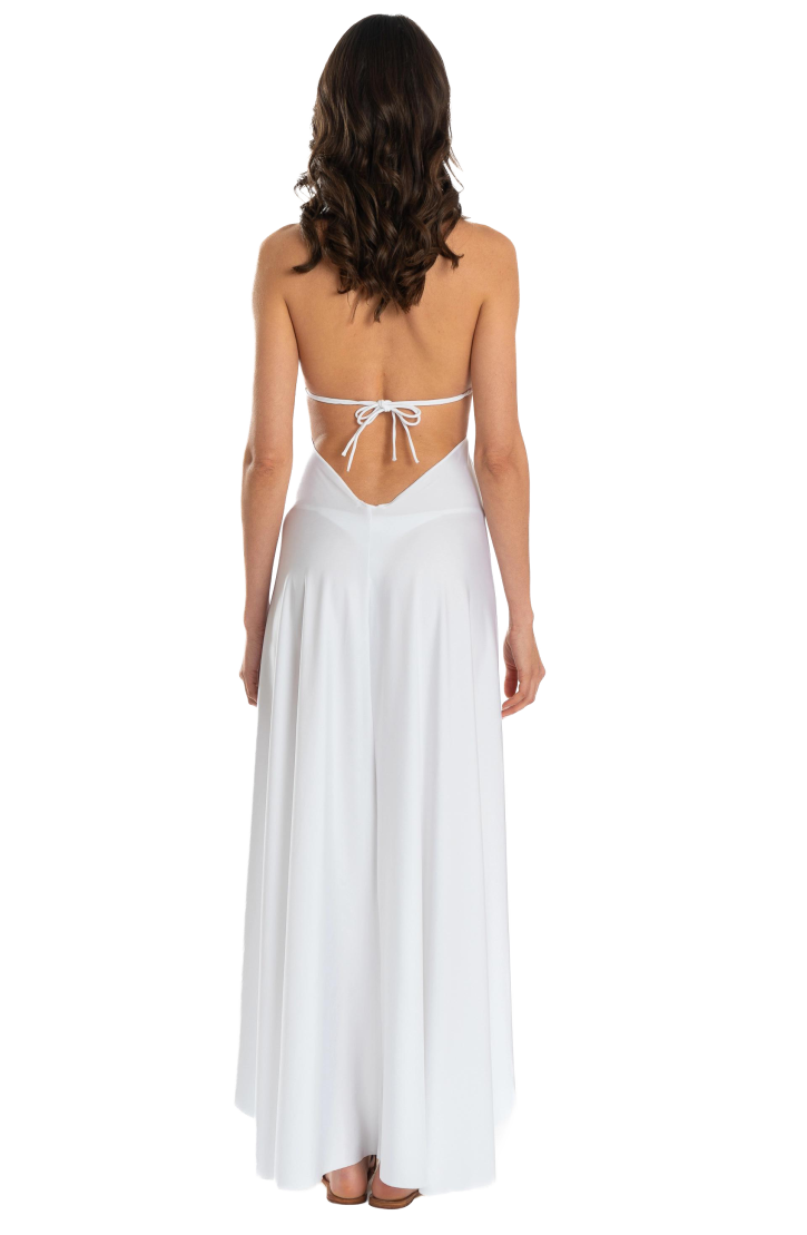 Solid Color Pareo Dress
