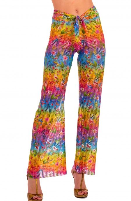 Flower Rainbow Trousers Pin-Up Stars - 1 Flower Rainbow Trousers Pin-Up Stars - 1