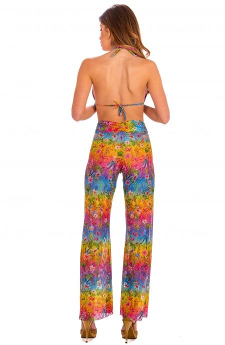 Flower Rainbow Trousers Pin-Up Stars - 4