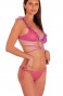 Bikini Brassiere With Rouge Slip Flakes Solid Colour Lurex Poisson D'Amour - 6