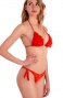 Bikini Triangle Padded Briefs Flakes Leaves Laser Solid Color Pin-Up Stars - 11