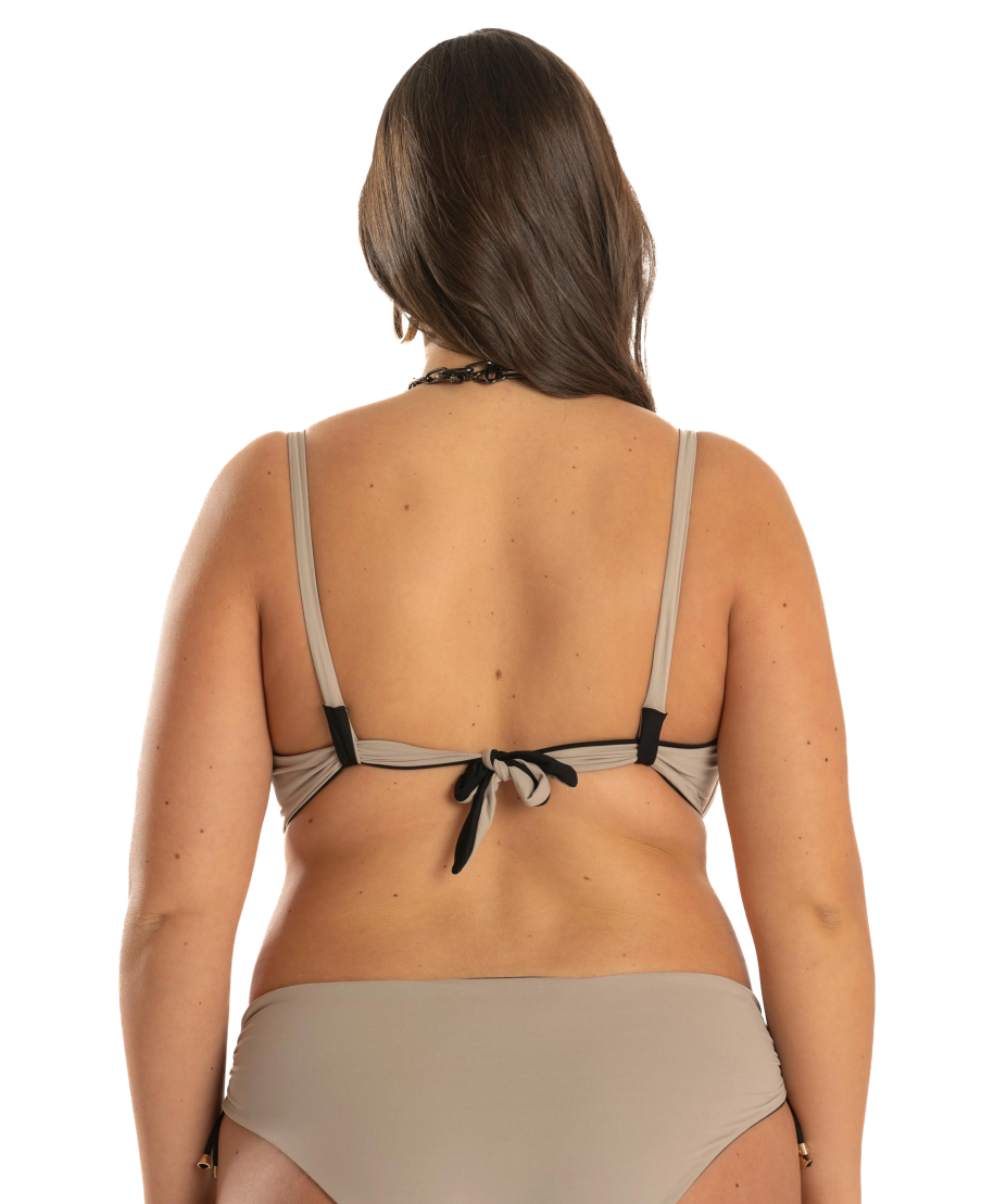 Top Bikini Balconcino Ferretto Double Face Curvy