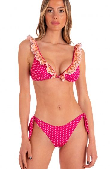 Bikini Brassiere Slip Brasiliana San Gallo Stelle E Strisce Pin-Up Stars - 4