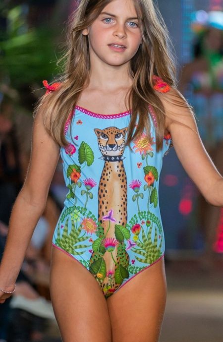 Costume Da Bagno Intero Jungla Attitude Profili Crochet Pin-Up Stars - 1