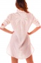 Abito Camicia In Lino Ricamo Palma Pin-Up Stars - 2