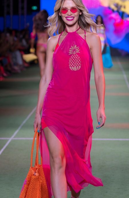 Abito In Tulle Con Sottoveste Ananas Lurex Pin-Up Stars - 1