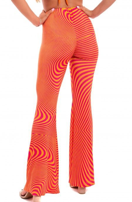 Optical Print Jersey Paw Pants Pin-Up Stars - 2