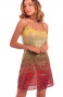 Sequined Print Macula Degradé Petticoat Dress Pin-Up Stars - 3