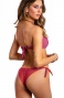 Bikini Fascia Imbottita Slip Brasiliana Rete Palma Gotic Pin-Up Stars - 2