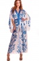 Kimono Viscosa Satin Principe Azzurro Pin-Up Stars - 6