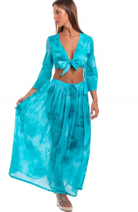 Crop Top Aperto Tie Dye Poisson D'Amour - 3