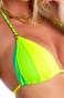 Bikini Triangolo Imbottito Slip Fiocchi Tricolor Tulle e Lycra Pin-Up Stars - 4