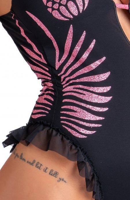 Costume Intero Tulle Stampa Ananas Lurex Pin-Up Stars - 18