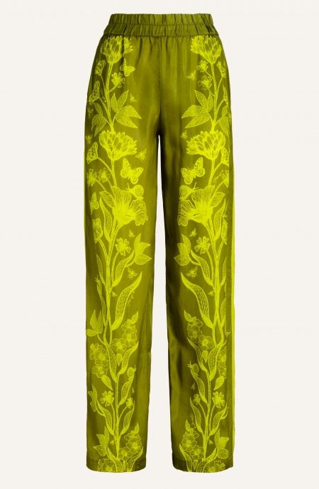 Pantaloni Viscosa Satin Principe Azzurro Pin-Up Stars - 1 Pantaloni Viscosa Satin Principe Azzurro Pin-Up Stars - 1