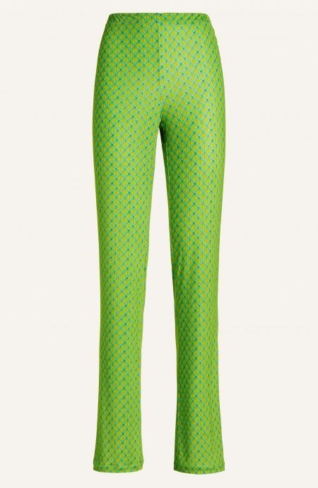 Pantalone in Jersey Stampa Squame Pin-Up Stars - 10 Pantalone in Jersey Stampa Squame Pin-Up Stars - 10