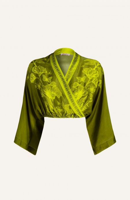 Prince Charming Viscose Satin Blouse Pin-Up Stars - 1 Prince Charming Viscose Satin Blouse Pin-Up Stars - 1