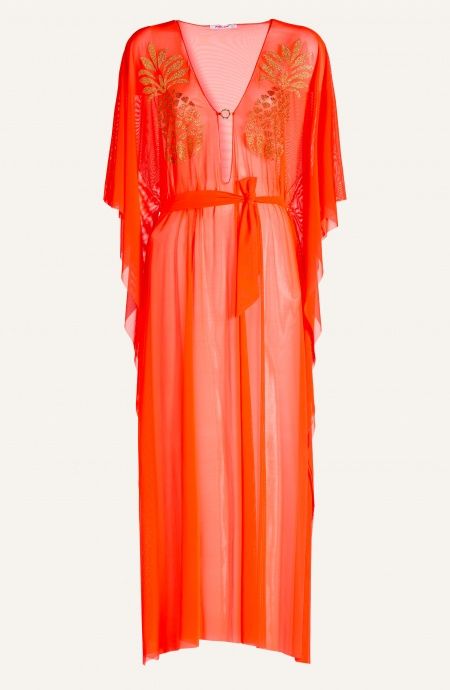Tulle Caftan with Lurex Pineapple and Lycra Strap Pin-Up Stars - 5 Tulle Caftan with Lurex Pineapple and Lycra Strap Pin-Up Stars - 5