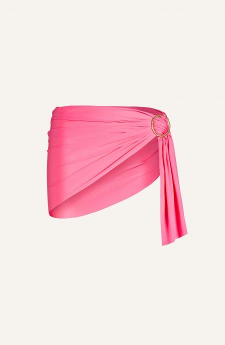 Pareo Con Anella Tinta Unita Pin-Up Stars - 5