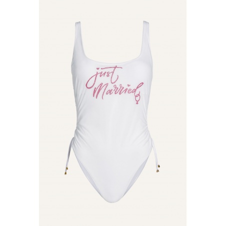 Costume Intero Just Married Lurex e Lycra