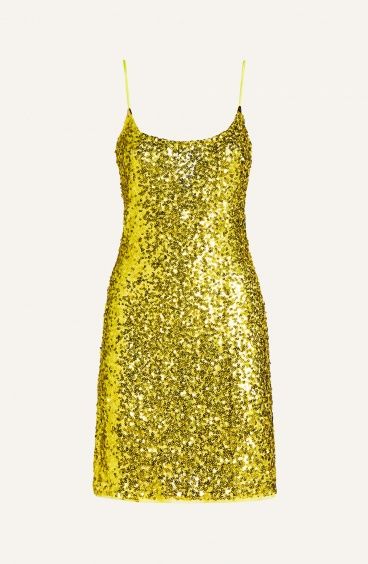 Full Sequins Sheath Petticoat Dress Pin-Up Stars - 5