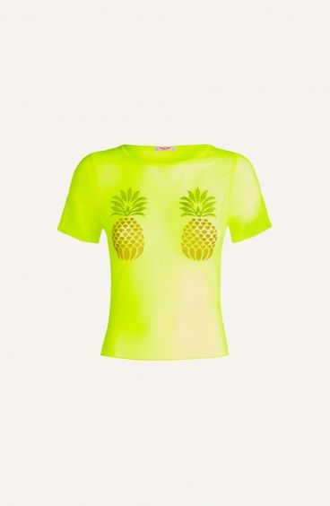 Pineapple Lurex Tulle Top Pin-Up Stars - 2