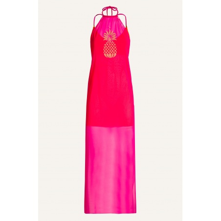 Tulle Dress With Pineapple Lurex Petticoat