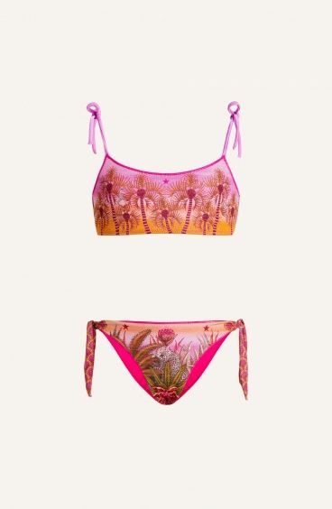 Bikini Fascia Palm Paradise Slip Fiocchi Baby Pin-Up Stars - 1