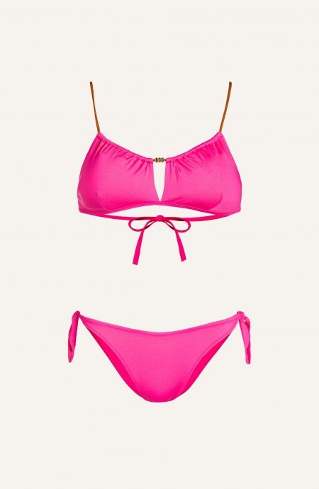 Bikini Fascia Spalline Alcantara Slip Perizoma Tinta Unita Pin-Up Stars - 15 Bikini Fascia Spalline Alcantara Slip Perizoma Tinta Unita Pin-Up Stars - 15