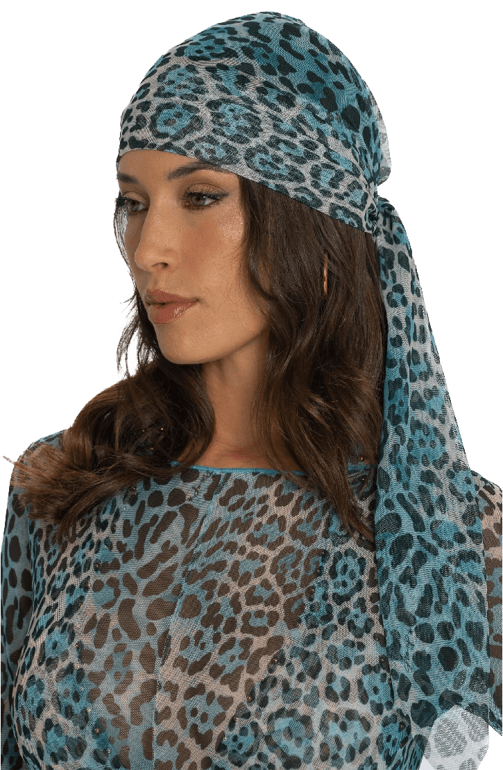 Wild Long Jumpsuit with Scarf