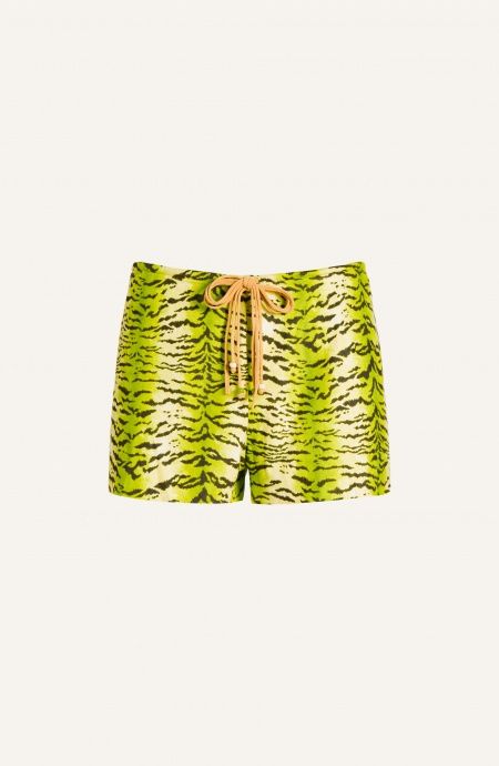 Short Simil Suade Stampa Tigre Pin-Up Stars - 1 Short Simil Suade Stampa Tigre Pin-Up Stars - 1