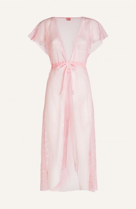 Dress With Drawstring Lurex Net Poisson D'Amour - 1