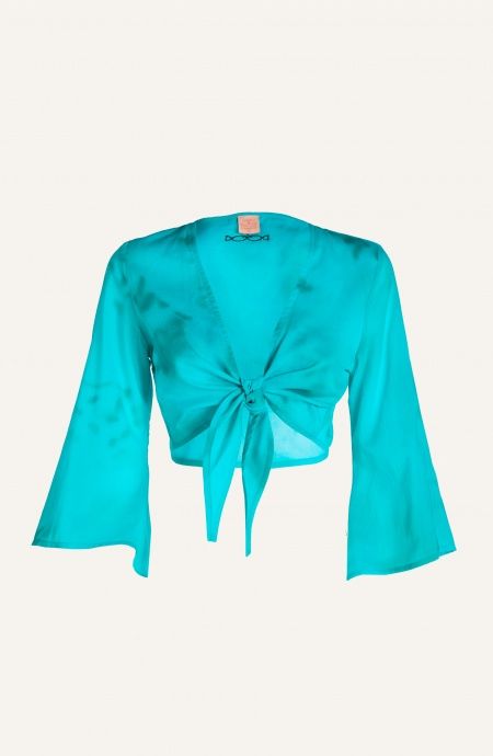 Crop Top Aperto Tie Dye Poisson D'Amour - 1