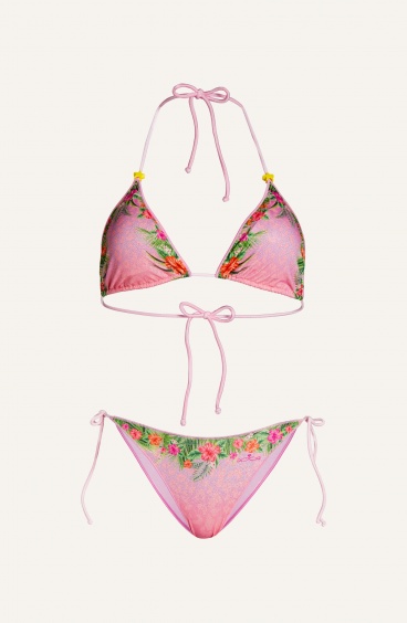 Bikini Triangolo Imbottito Slip Brasiliana Lurex Leone Poisson D'Amour - 1