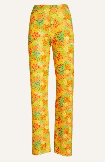 Lurex Print Tutti Frutti Flared Trousers Poisson D'Amour - 3