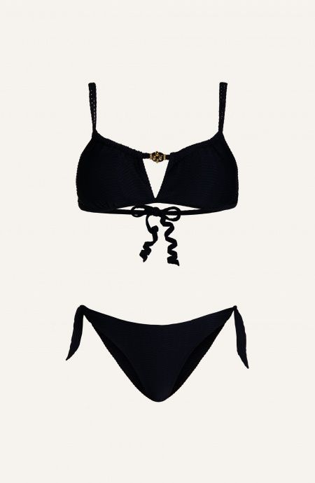 Bikini Fascia Imbottita Con Coulisse Slip Fiocchi Lycra Ondina Pin-Up Stars - 5