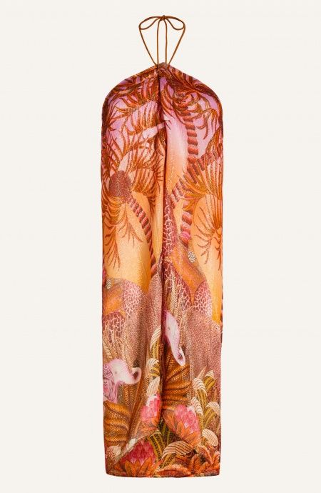 Abito Pareo Garza in Cotone Lamè Palm Paradise Pin-Up Stars - 7 Abito Pareo Garza in Cotone Lamè Palm Paradise Pin-Up Stars - 7