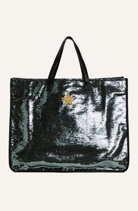 Shopping Bag Paillettes Tinta Unita Pin-Up Stars - 3
