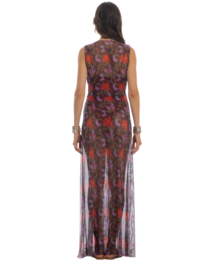 Long Dress Threads of Flowers