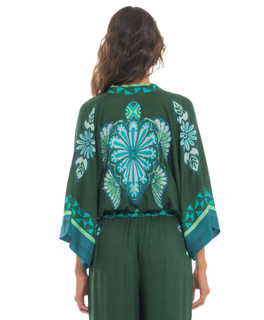 Top Incrociato Tribal Sea